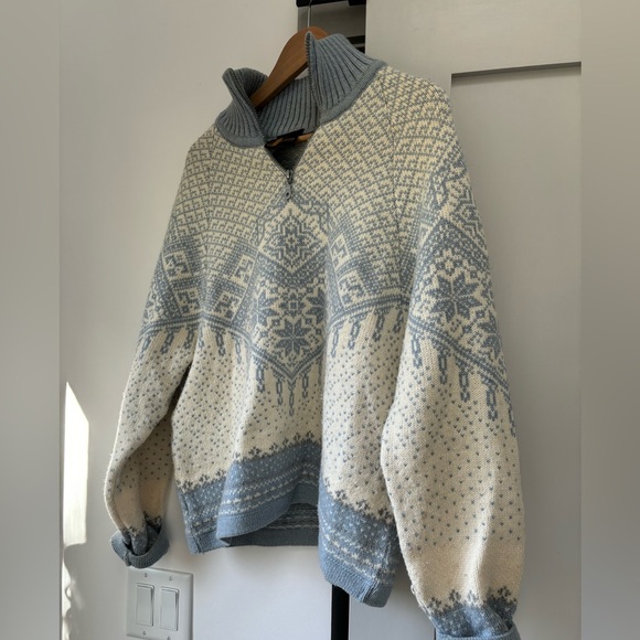 Levandi Norwegian 100% wool vintage ski sweater - Picture 10 of 15